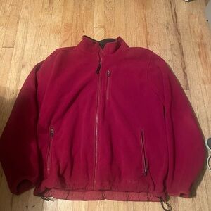 Men's Red Fleece Jacket